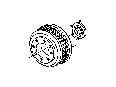 GM 14050301 Drum Asm-Rear Brake