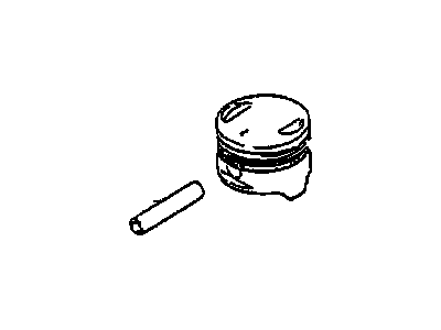 GM 91177398 Piston Kit, Std, Mark 2 (On Esn) *Std, Stamped