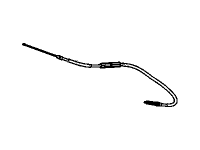 GM 21997746 Cable, Parking Brake Rear