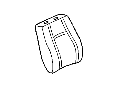 GM 89042271 Cover Asm, Passenger Seat Back Cushion *Ebony