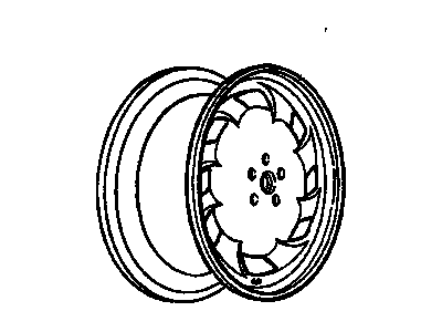 GM 12365461 Wheel Rim Kit, Aluminum