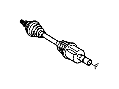 GM 26021725 Front Wheel Drive Shaft Kit