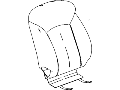 GM 95032165 Cover, Front Seat Back