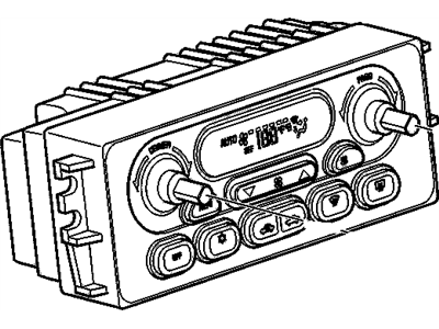 GM 10442503 Air Conditioner Heater Temperature Climate Control