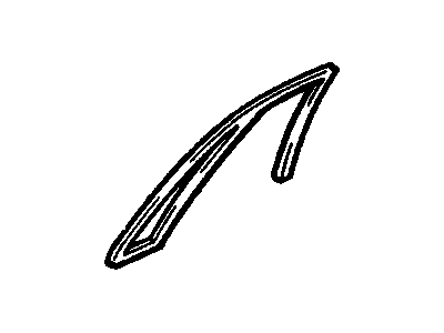 GM 25651904 Window Asm-Front Side Door Stationary (W/ Front Side Door Window W