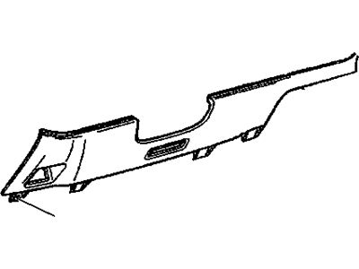 GM 22938737 Lower Column Cover