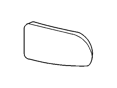 GM 12385749 Mirror, Outside Rear View (Reflector Glass)