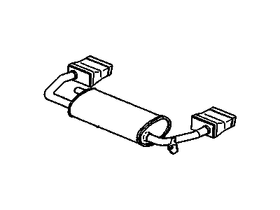 GM 1647734 Exhaust Muffler