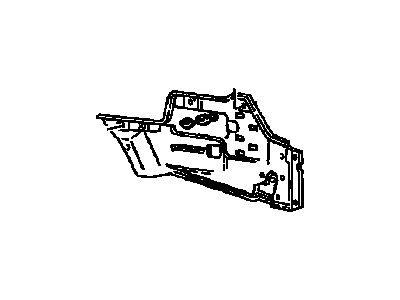 GM 16630126 Module Asm-Rear Side Door Locking System R/H