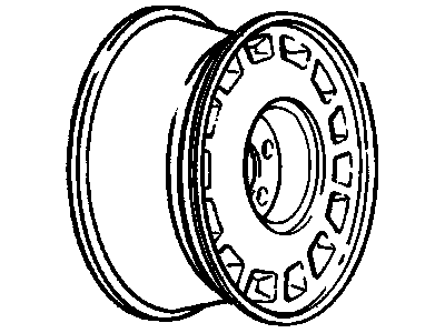GM 3636690 Wheel Rim Unit, Aluminum 16X7