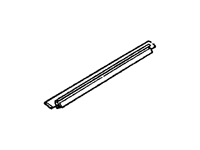 GM 20330824 S/Strip-Front Door Window Inner At Belt