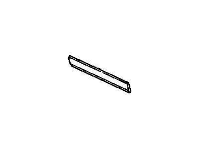 GM 16613940 Molding Asm-Front Side Door Center *Red