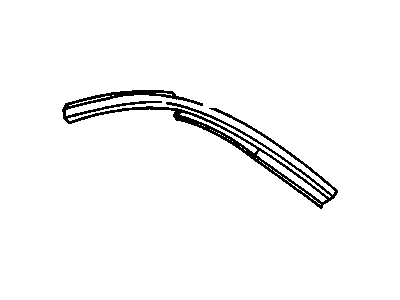 GM 10073939 Weatherstrip-Roof Side Rail Pinchweld