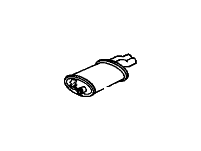 GM 10220039 Exhaust Muffler Assembly (W/ Tail Pipe)