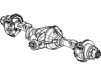 GM 25923745 Axle Asm-Rear (3.73 Ratio)