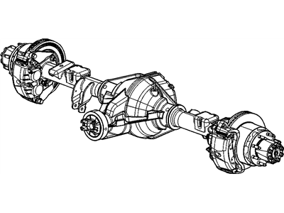 GM 25988414 Axle Asm-Rear (3.73 Ratio)