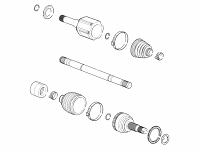 GM 84227475 Boot Kit-Front Wheel Drive Shaft Tri-Pot Joint