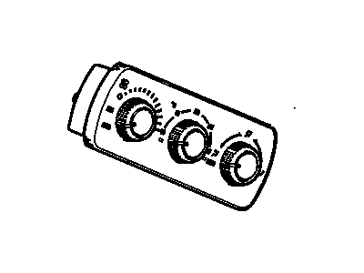 GM 15748171 Air Conditioner Heater Climate Control , Compatible