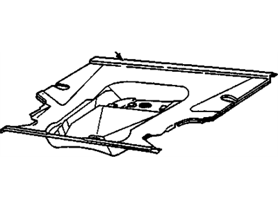 GM 12538624 Panel Asm, Rear Compartment Rear