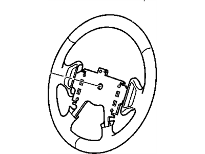 GM 10125794 Steering Wheel Assembly *Gray D