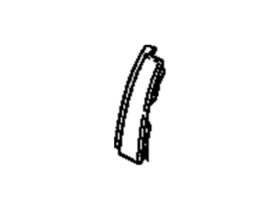 GM 22603186 Applique Asm-Rear Side Door Window Frame Front *Black