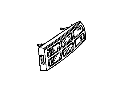 GM 16508886 Lens, Rear Combination Lamp