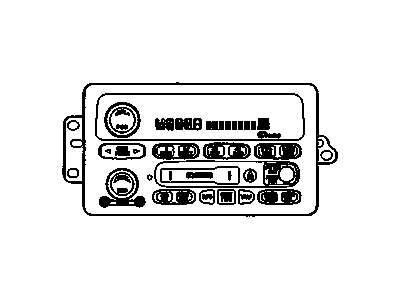 GM 9354886 Knob, Radio Tone Control