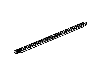 GM 17927274 SEALING STRIP, Front Door Window Channel