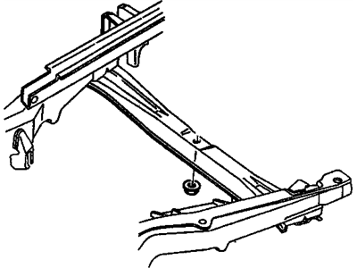 GM 11515552 Nut-End Gate Upper Hinge Striker