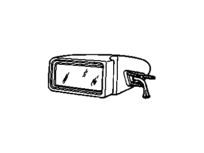 GM 12393165 Mir Asm W/Hsng-Outside Electric Defogger(LH)