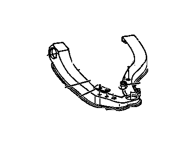 GM 10282172 Front Lower Control Arm Assembly *Yellow