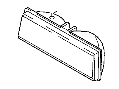 GM 16509118 Lens & Housing Asm (RH)