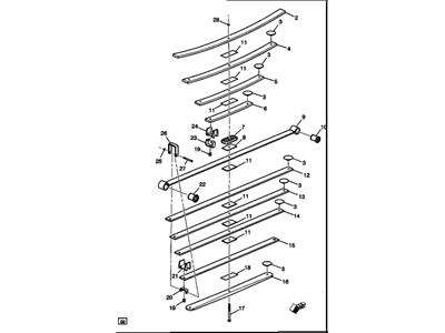 GM 15063186 Leaf Spring