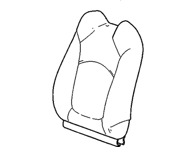 GM 20865469 Cover-Driver Seat Back Cushion *Light Ttnum