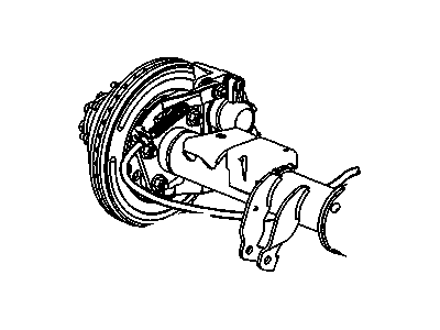 GM 15762657 Cable Asm-Parking Brake Rear (LH)
