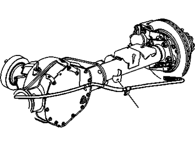 GM 15941083 Rear Cable