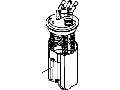 GM 19180097 Fuel Tank Fuel Pump Module Kit