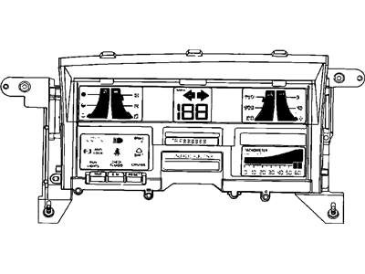 GM 16158305 Gauge Cluster