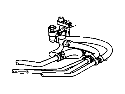 GM 19257317 Hose Asm, Auxiliary A/C Evaporator & Auxiliary Heater