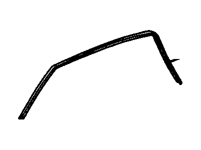 GM 10210400 Weatherstrip Asm-Roof Side Rail Auxiliary *Black