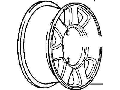 GM 9593095 Wheel Rim-16X7 *Chrome