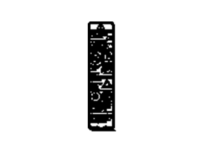 GM 22722565 Label-Jack Caution