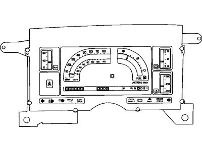 GM 25089152 Instrument Cluster