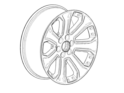 GM 20984065 Wheel Rim-22X9.0J 31Mm O/S 139.7X6Xm14 B/C