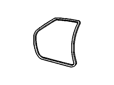GM 25699283 Weatherstrip Asm-Front Side Door Lower *Black