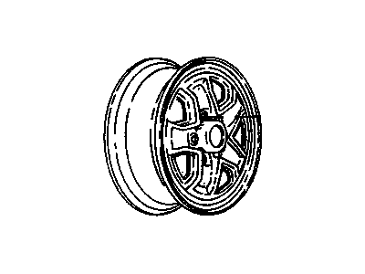 GM 22548114 Wheel Rim Assembly-14X6