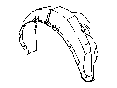 GM 21111962 Liner, Rear Wheelhouse Panel