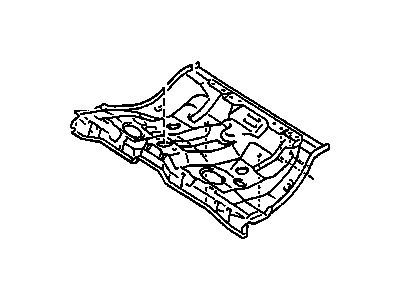 GM 94858797 Panel, Rear Floor