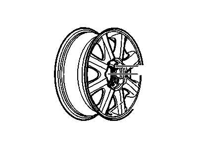 GM 9594713 Wheel, Alloy