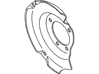 GM 21012316 Shield, Rear Brake